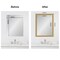 Amanti Art Mirror Makeover Bathroom Mirror Frame Border Kit - Fully Assembled Peel and Stick Frame - Mirror NOT Included - Grace Brushed Gold Trim
